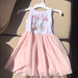Girls Easter bunny spring dress EUC